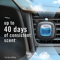 Febreze Car Air Freshener, Odor-Fighting Automotive Vent Clip, Linen & Sky Scent, 2ML