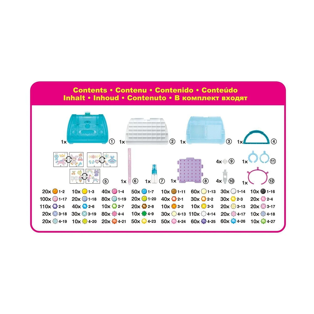 Aquabeads Deluxe Carry Case, Complete Arts & Crafts Bead Kit for Children - Over 1,400 Beads