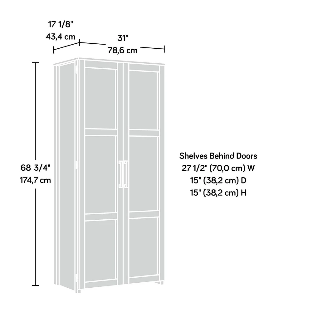 Sauder La Collection HomePlus Meuble de rangement