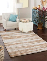 ECARPET Sirius 8'0" x 10'0" Contemporary/Modern, Plush & Shags Area Rug for Living Room, Bedroom, Dining Room, Entrance, Hallway and More.