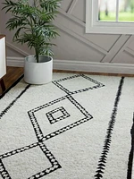 ECARPET Zelda 7'6" x 9'6" Contemporary Area Rug for Living Room, Bedroom, Dining Room, Entrance, Hallway and More.