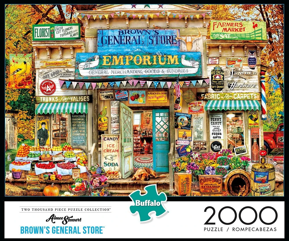 Buffalo Games Brown's General Store 2000 Piece Jigsaw Puzzle
