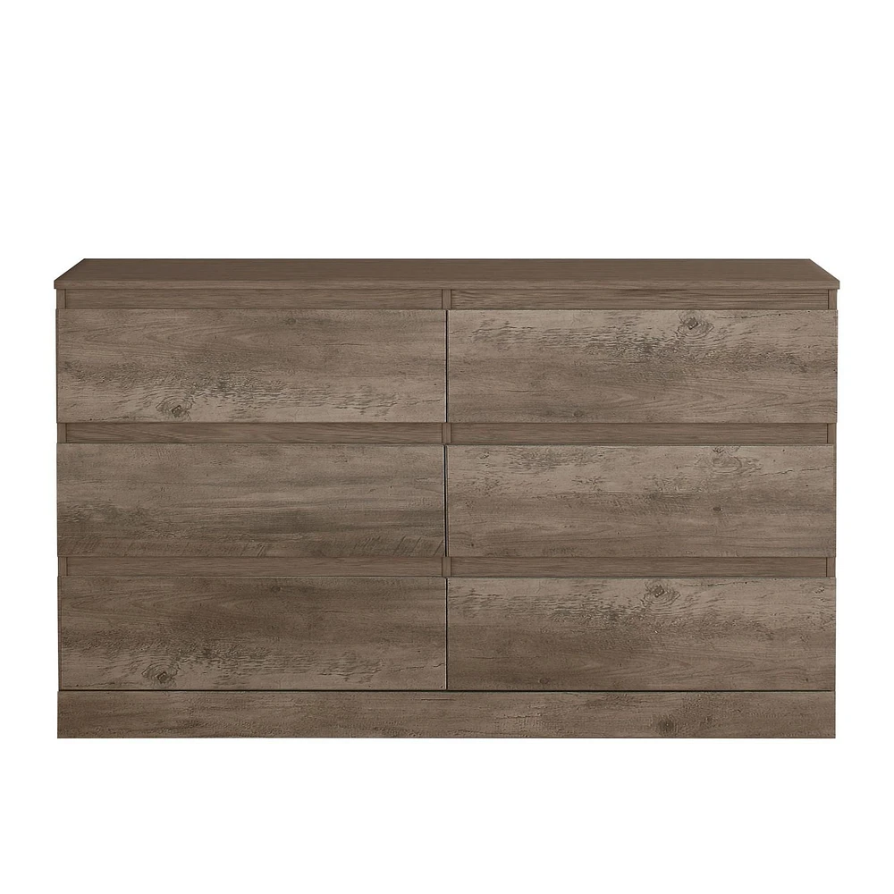 Living Essentials by Hillsdale Brindle 6-Drawer Dresser