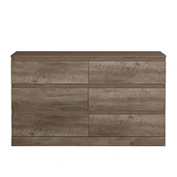 Living Essentials by Hillsdale Brindle 6-Drawer Dresser