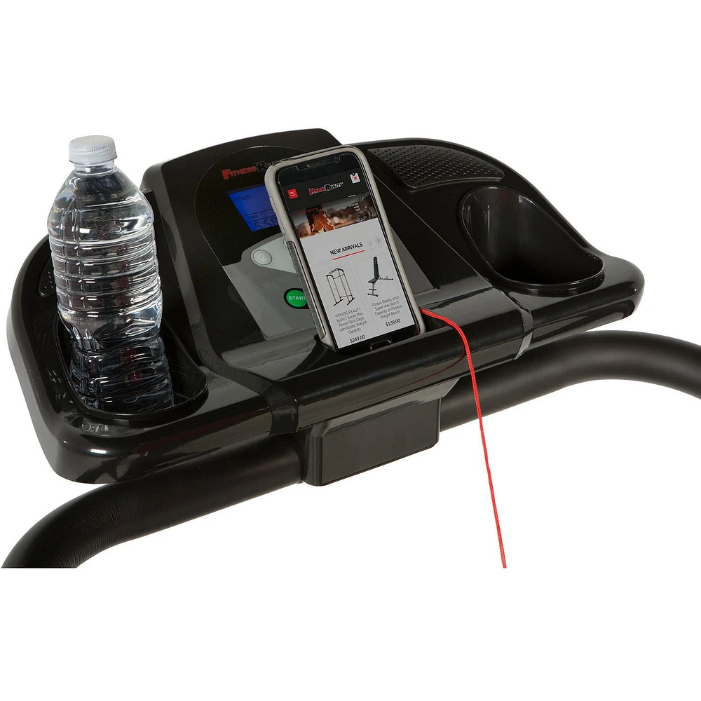 Fitness Reality TRE2500 Folding Electric Treadmill with Goal Setting Computer
