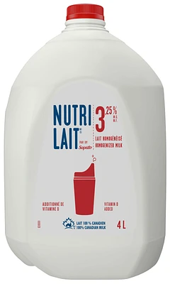 Nutrilait 3.25 % Homogenized Milk, 4L