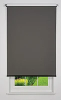 Store à enrouleur occultant sans fil Linen Avenue-Blackout Dark Grey