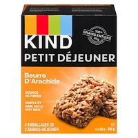 Kind Breakfast Bar - Peanut Butter, 4 x 50g