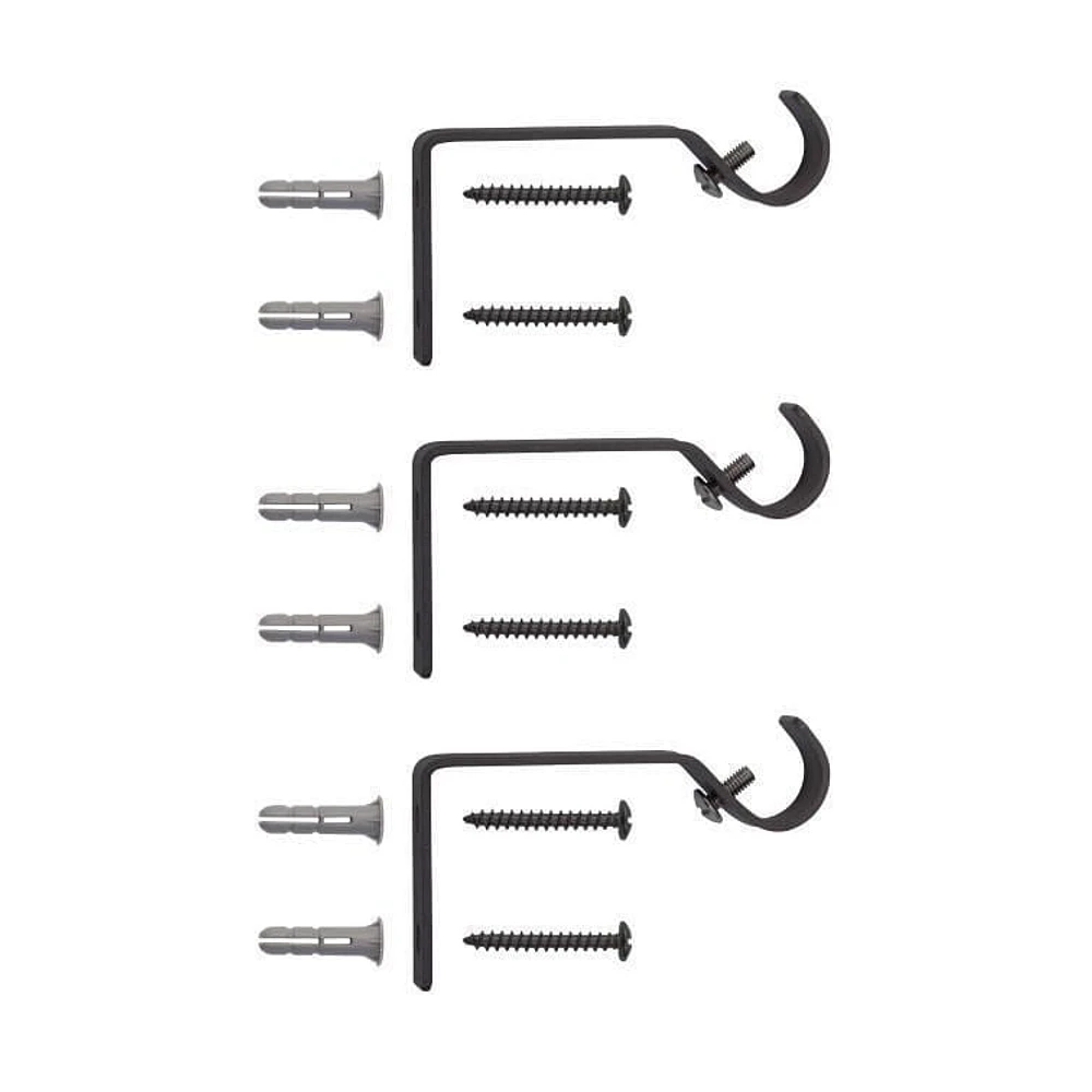 Mainstays 121,92 cm - 218,44 cm Tringle à rideau, 1,27 cm Diamètre 1,27 cm Diamètre