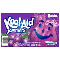 Kool-Aid Jammers, Grape, 10 x 180mL Pouches