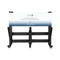 Era Barre à 3 crochets Zeus pour dessus de porte noir, 10.24 x 8.74po 10,24 x 8,74 po