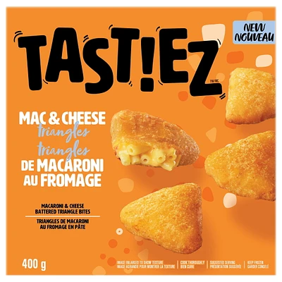 TASTIEZ™ Mac & Cheese Triangles, 400g