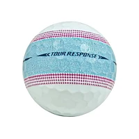 Mulligan - 12 balles de golf récupérées Taylormade Tour Response Stripe 5A Mint, roses