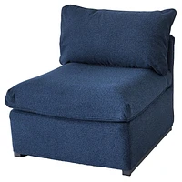 Patioflare Flexiform Modular Set Outdoor Armless Chair, Blue