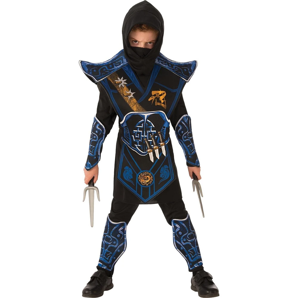 Déguisement Garçon Ninja De Bataille Bleu
