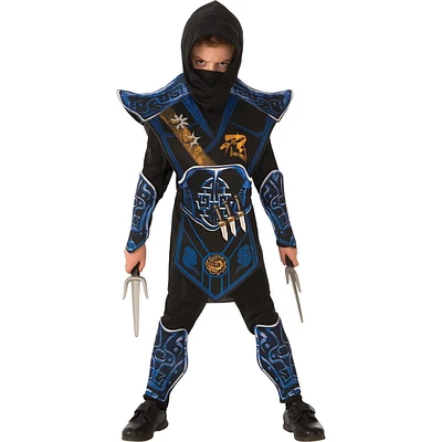 Déguisement Garçon Ninja De Bataille Bleu