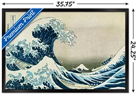 The Great Wave off Kanagawa by Hokusai Wall Poster
