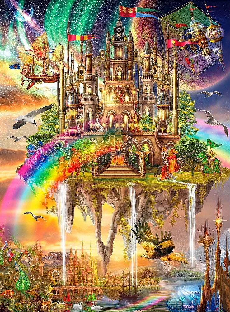 Buffalo Games Vivid Collection Rainbow City 1000 Piece Jigsaw Puzzle