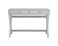 Posey Grey Writing Desk