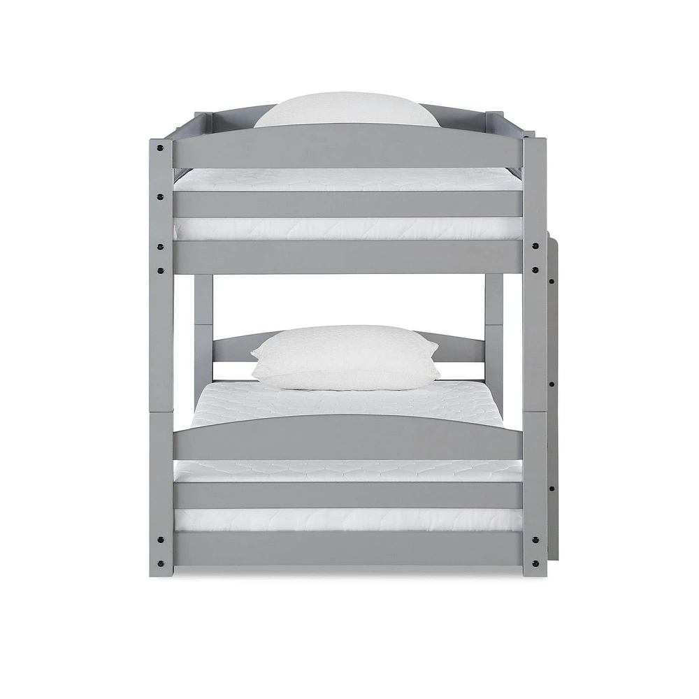 DHP Sierra Transitional Twin Bunk Beds for Kids