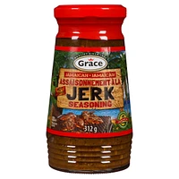 Grace Jerk Seasoning Hot, 312g Bottle, Grace Jerk Seasoning, 312g Bottle