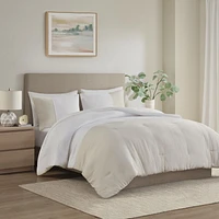 Beautyrest Mika 3 Piece Gauze Oversized Comforter Set