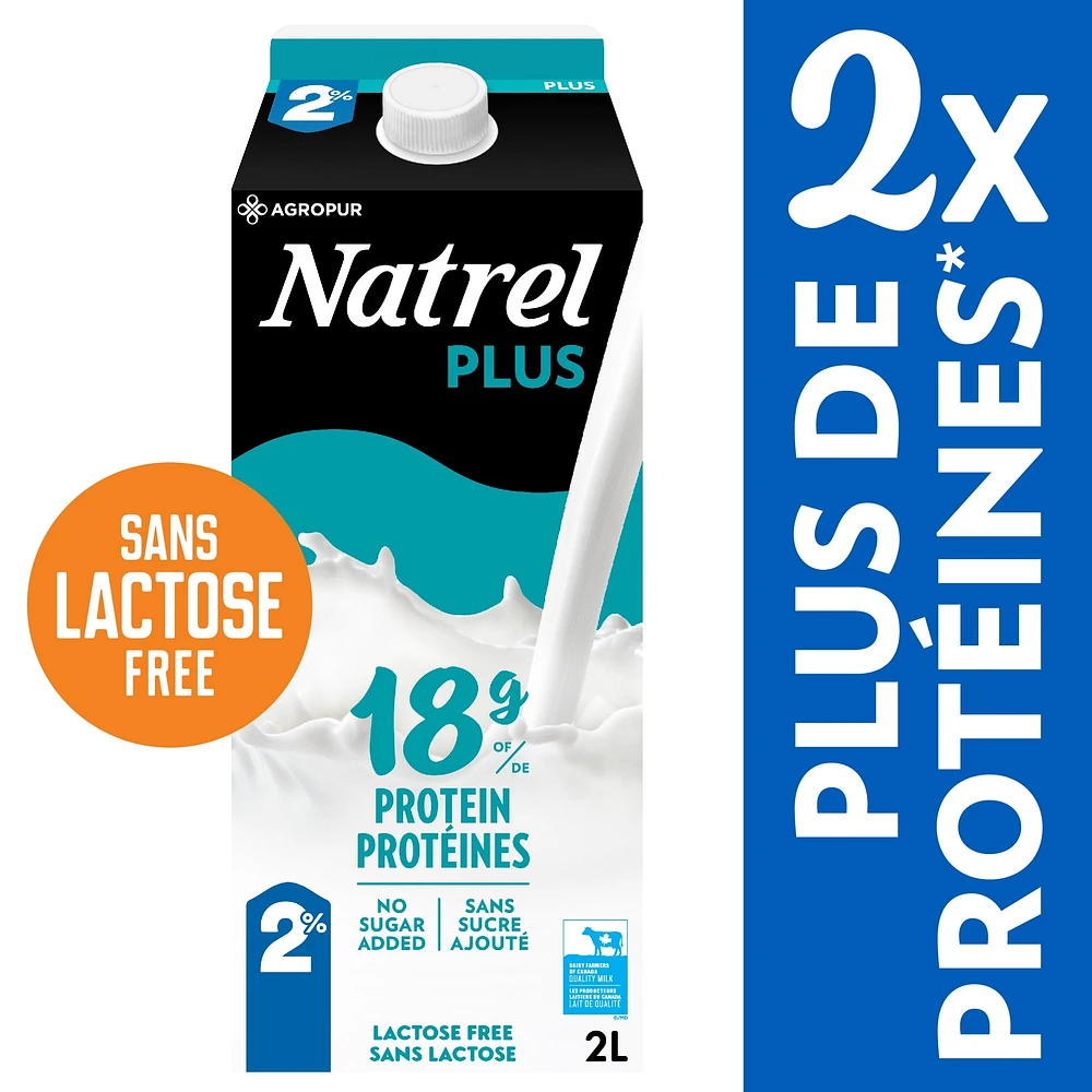 Natrel Plus 2% Milk, 2 L