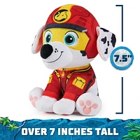 PAW Patrol Jungle Pups, Peluche Zuma de 20,3 cm, animal en peluche pour les garçons et les filles à partir de 3 ans