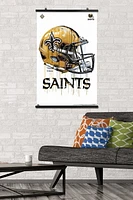 NFL New Orleans Saints - Drip Helmet 20 Wall Poster, 22.375" x 34"
