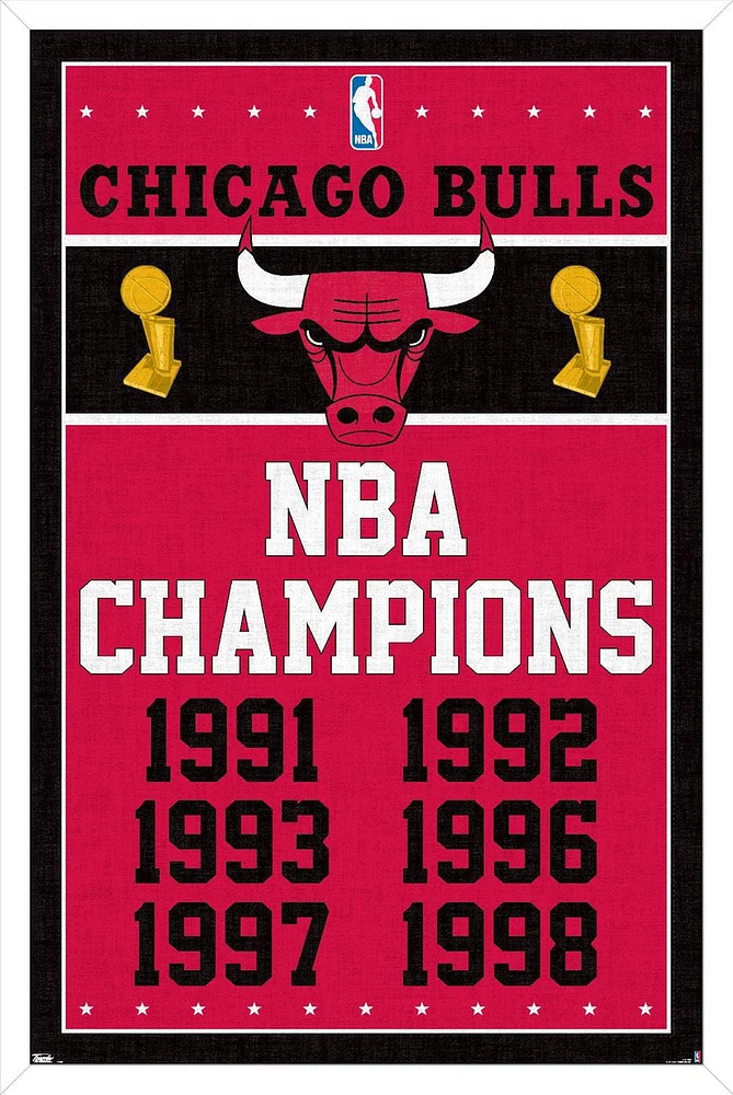 NBA Chicago Bulls - Champions 13 Wall Poster
