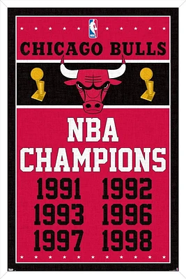 NBA Chicago Bulls - Champions 13 Wall Poster