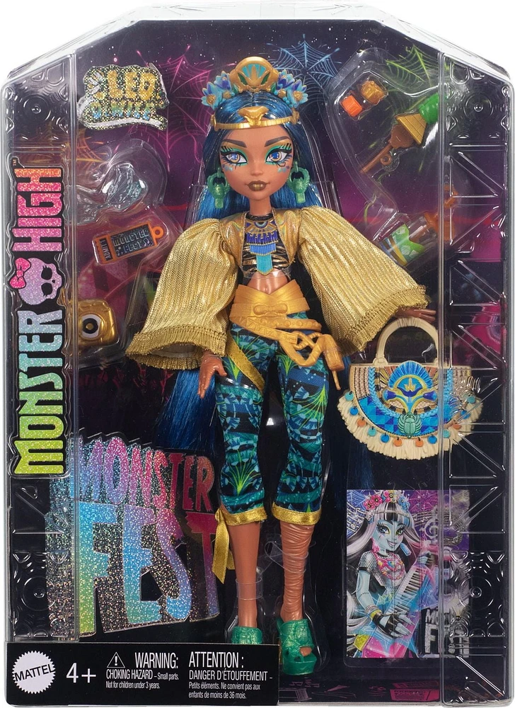 Monster High-Poupée Cleo De Nile avec tenue pour le Monster Fest