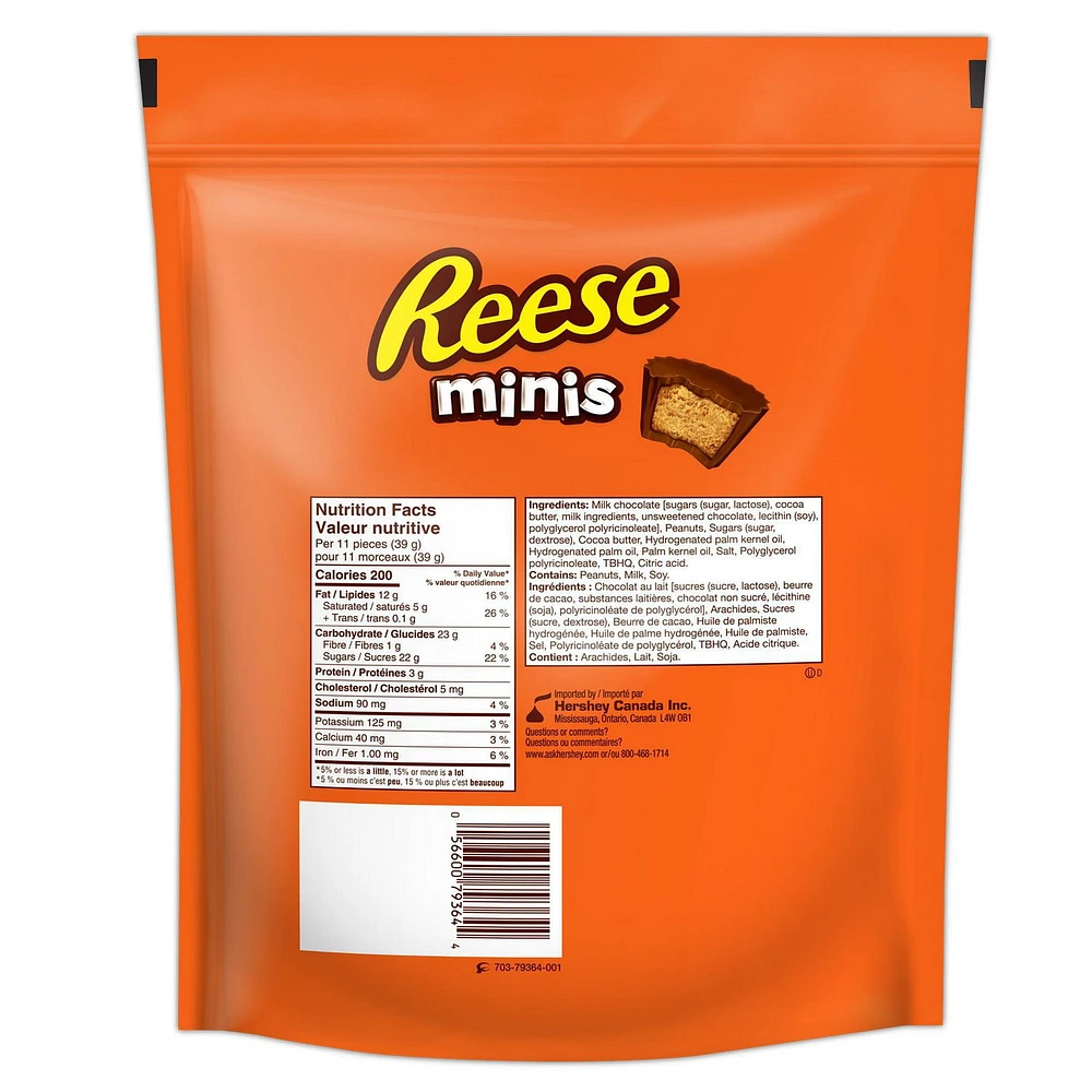 REESE'S Minis PEANUT BUTTER CUPS Candy, 800g