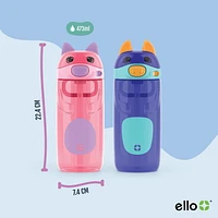 Ello Ellies Bouteille d’eau en plastique de 16 oz