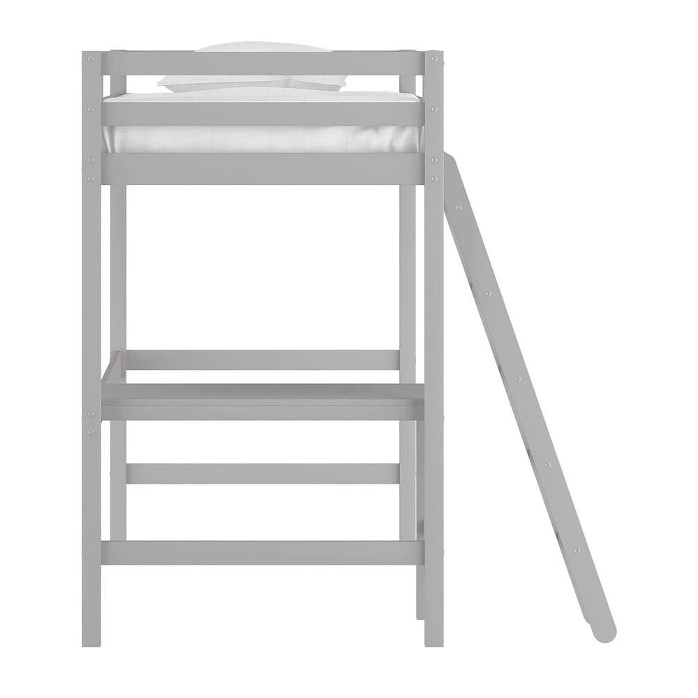 Campbell Wood Twin Loft Bunk Bed with Study Desk, by Hillsdale Living Essentials