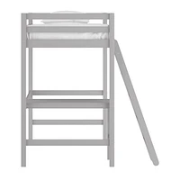 Campbell Wood Twin Loft Bunk Bed with Study Desk, by Hillsdale Living Essentials