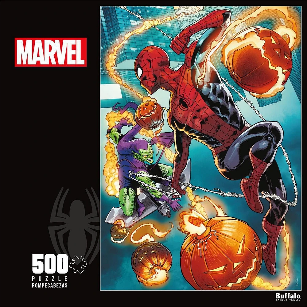 Buffalo Games - Marvel - Spider-man vs. Green Goblin - 500 Piece Jigsaw Puzzle
