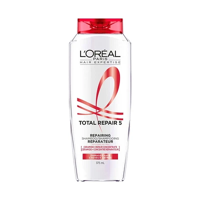 L'Oréal Paris Total Repair 5 Shampoing Réparateur 375 ml Pour Cheveux Abimés