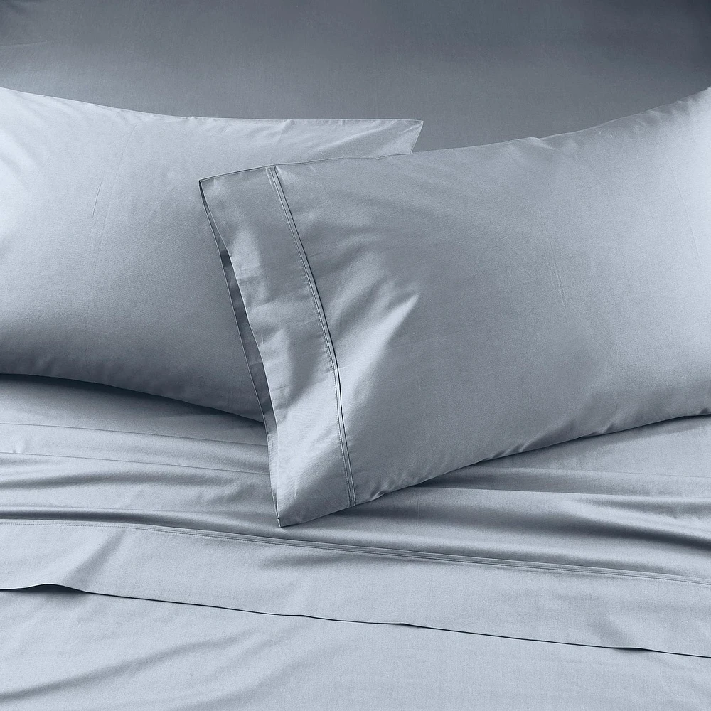 Better Homes & Gardens 300 Thread Count Cool & Crisp 4-Piece Cotton Percale Sheet Set
