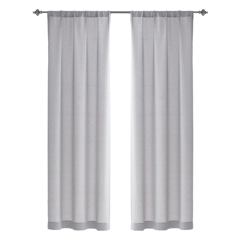 Panneau de fenêtre à passe-tringle solide 63 po Tille Mainstays 1 panneau, 40" x 63"