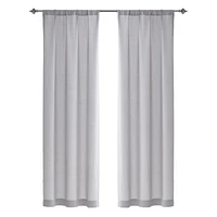 Panneau de fenêtre à passe-tringle solide 63 po Tille Mainstays 1 panneau, 40" x 63"