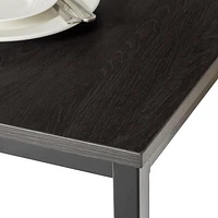 Zinus Louis Modern Studio Collection Soho Table de salle à manger avec deux bancs / ensemble de 3 pièces