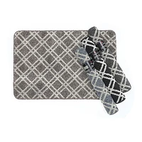IH Casa Decor Diamond Tufted Floor Mat Asstd 3' X 4' - Set of 4