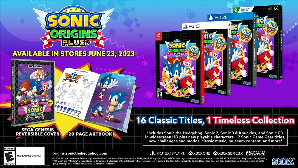 Jeu vidéo Sonic Origin Plus pour (XBX)