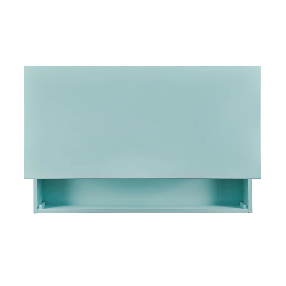 Posey Lift-Top Desk in Turquoise