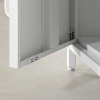 Table de chevet avec porte en métal de la collection Kodali South Shore