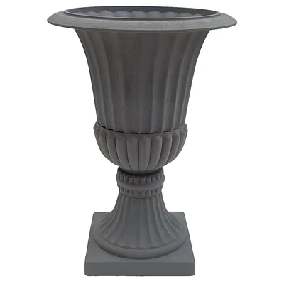 Angelo Décor MenzoMix Jardinière d'urnes Murano de 30 pouces (rouille gris foncé)