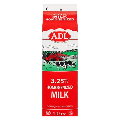 ADL Lait homogénéisé ADL Lait homogénéisé Carton 1L