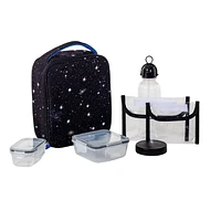7-Piece Lunch Bag Set, galaxy
