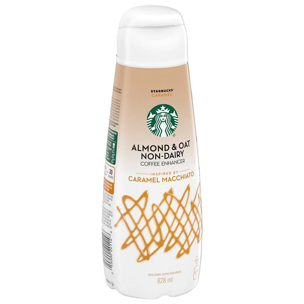 STARBUCKS Almond and Oat Non Dairy Caramel Macchiato Coffee Enhancer 828 ml, 828ml